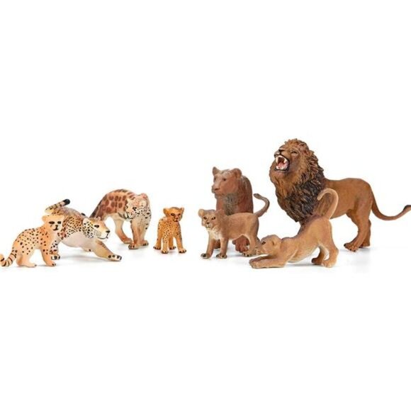 Safari Zoo Animals Figures Toys, 14 Piece Realistic Jungle Animal Figurines - Picture 7 of 7